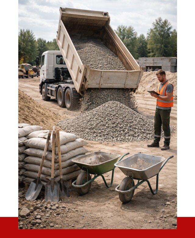 Доставка нерудных материалов в Благовещенске от 1219 руб. | ПРОНЕРУДБгн