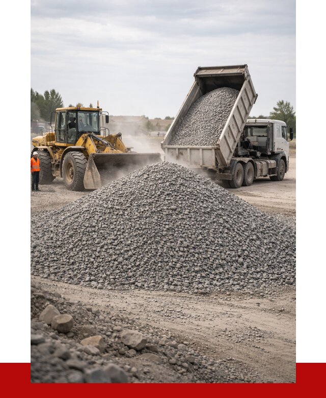 Купить щебень с доставкой в Благовещенске от 2539 руб. | ПРОНЕРУДБгн