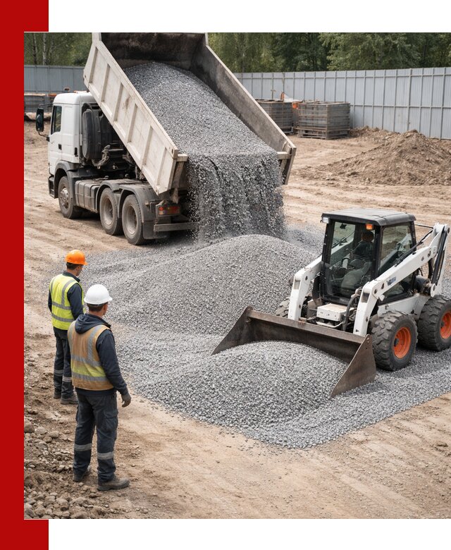 Доставка и продажа гранитного щебня фракции 0-5 в Благовещенске