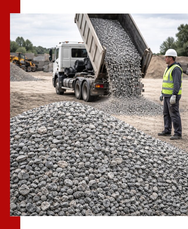 Доставка и продажа гранитного щебня фракции 5-20 в Благовещенске