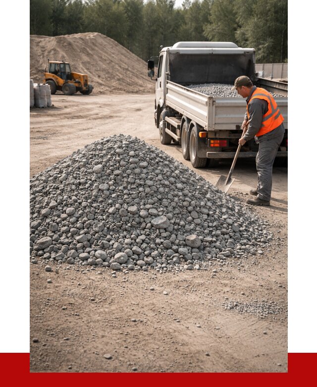 Гравийный щебень фракция 5-10 в Благовещенске от 2235 р. | ПРОНЕРУДБгн