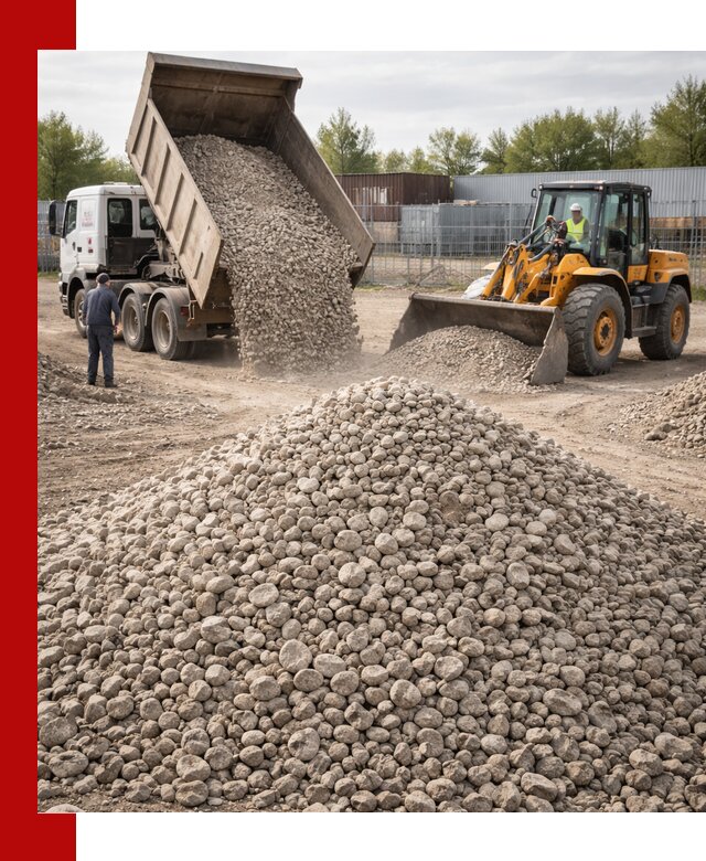 Доломитовый щебень фракции 20–41 с доставкой в Благовещенске