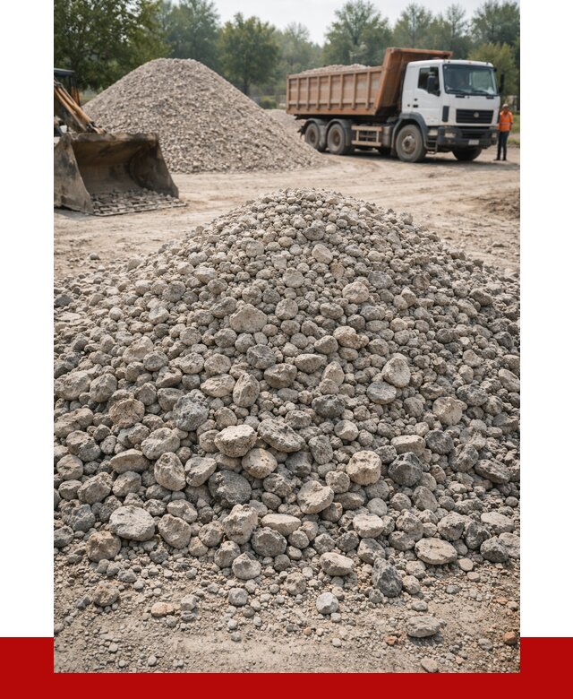 Вторичный щебень фракция 20-40 в Благовещенске от 2235 р ПРОНЕРУДБгн