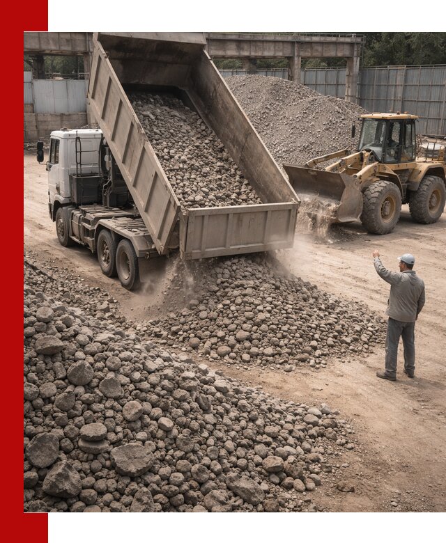 Вторичный щебень фракция 20-40 с доставкой в Благовещенске