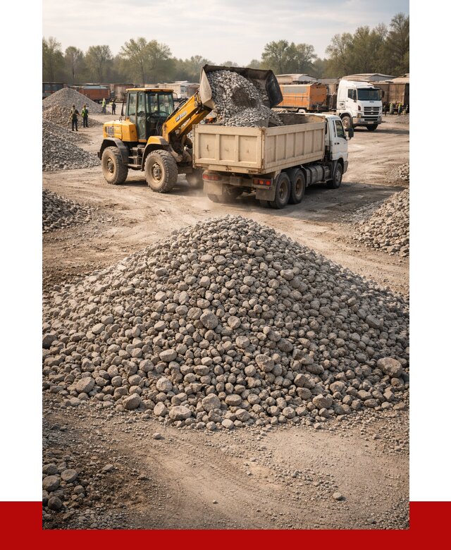 Вторичный щебень фракция 40-70 в Благовещенске от 1767 р, ПРОНЕРУДБгн