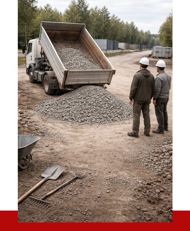 Бетонный щебень фракция 5-20 в Благовещенске от 3250 р., ПРОНЕРУДБгн