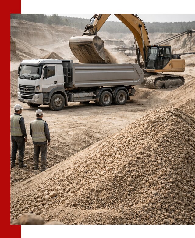 Карьерный крупнозернистый песок с доставкой в Благовещенске