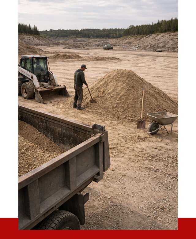 Карьерный песок среднезернистый в Благовещенске, от 2235 р. ПРОНЕРУДБгн