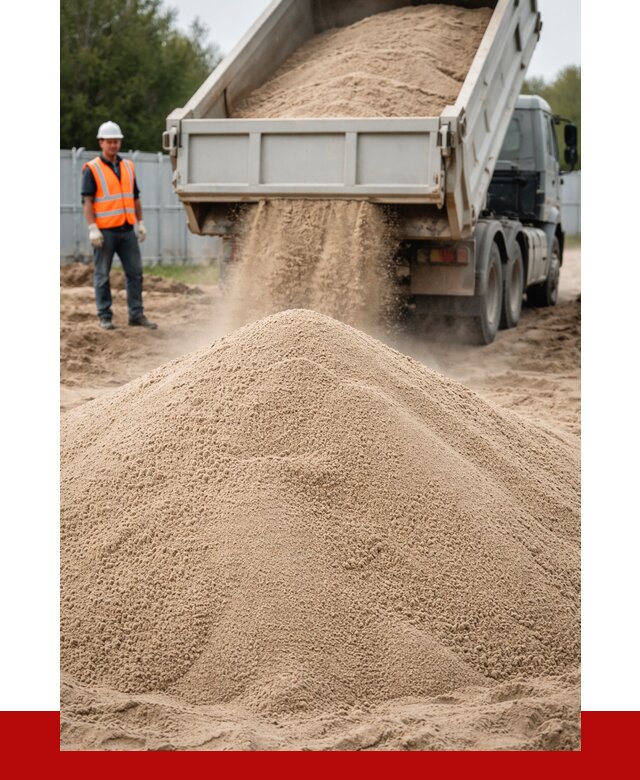 Купить сеяный песок с доставкой в Благовещенске от 2235 р ПРОНЕРУДБгн