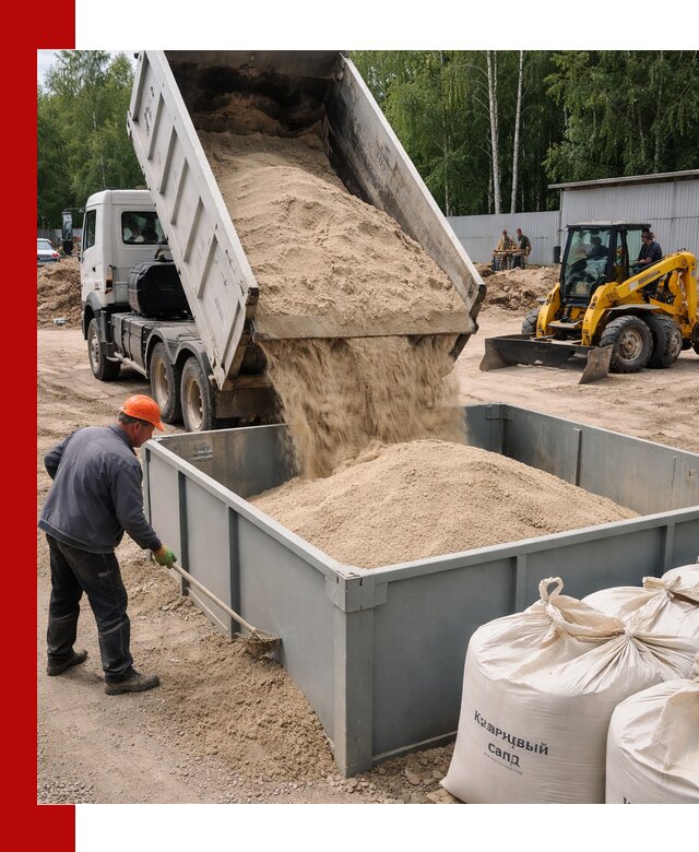 Кварцевый песок для фильтра в Благовещенске — доставка и качество