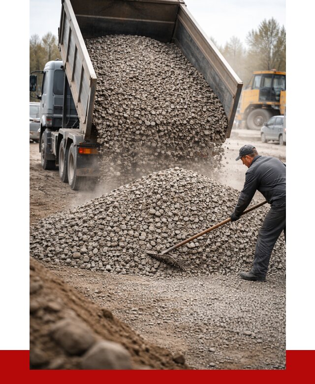 Гравий фракция 20-40 в Благовещенске от 2539 р. доставка | ПРОНЕРУДБгн