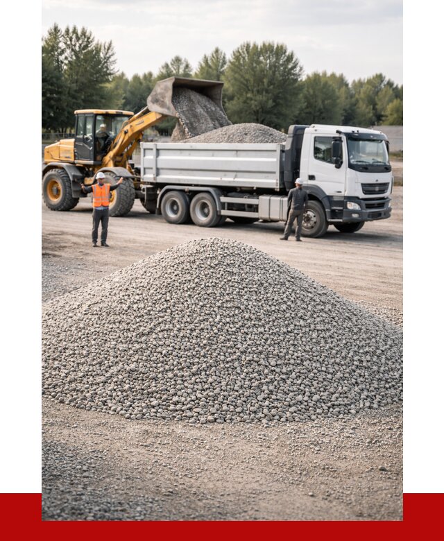 Купить мытый гравий в Благовещенске от 3555 р, доставка ПРОНЕРУДБгн
