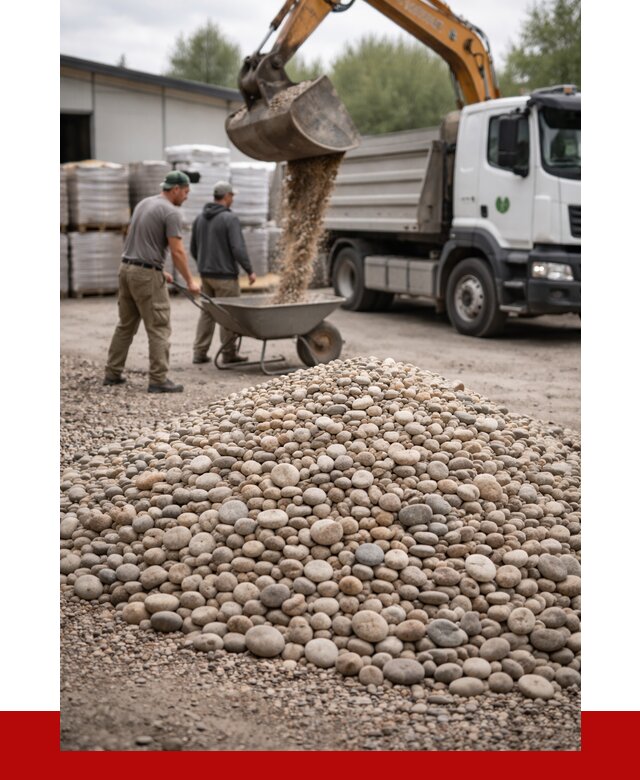 Галька декоративная в Благовещенске от 3250 р. за куб | ПРОНЕРУДБгн