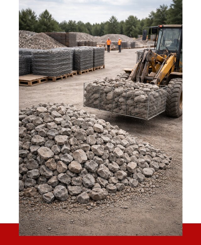 Камень для габионов фракция 70-150 в Благовещенске от 4266 р. | ПРОНЕРУДБгн