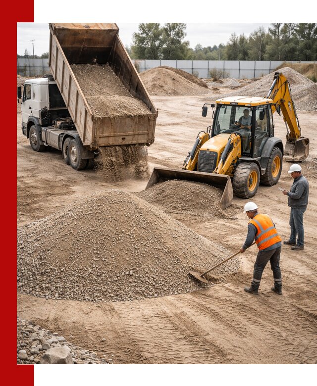 Поставка и доставка ПГС С4 в мешках и самосвалах в Благовещенске