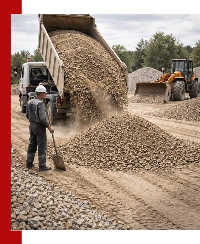 Доставка щпс С3 в Благовещенске самосвалами и бортовыми грузовиками