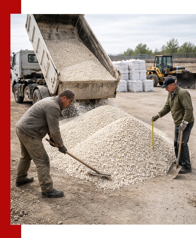 Мраморная крошка с доставкой и разгрузкой в Благовещенске