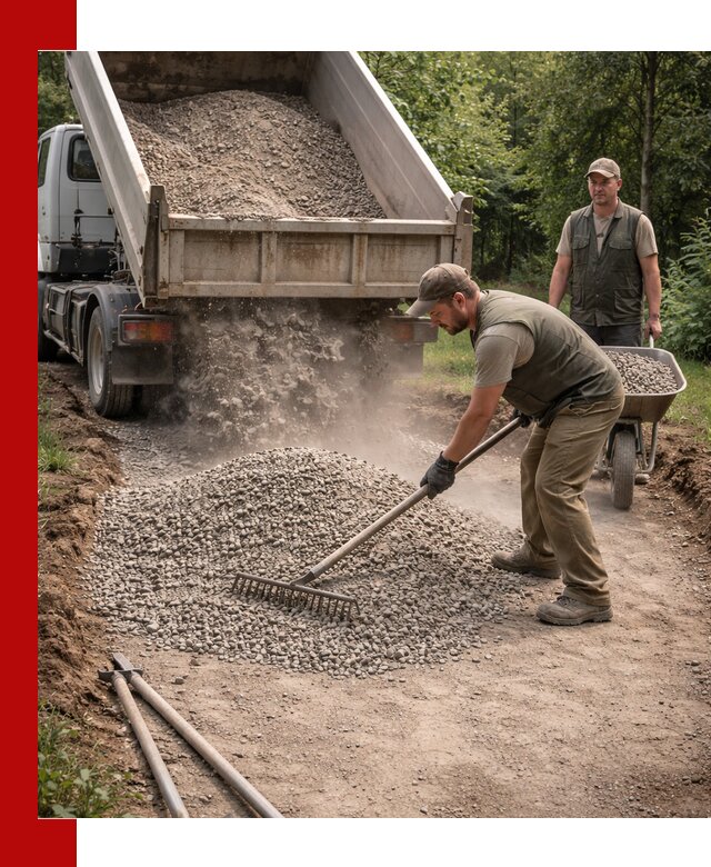 Каменная крошка для дорожек с доставкой в Благовещенске