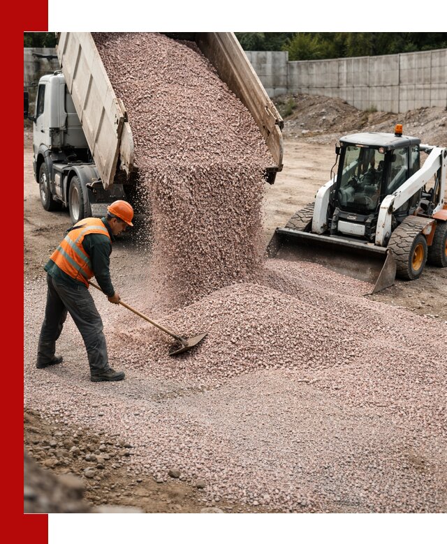 Крошка розовый гранит с доставкой в Благовещенске от производителя