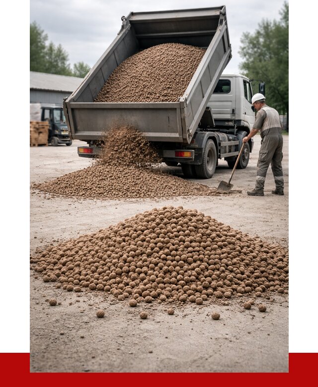 Керамзит с доставкой в Благовещенске от 4266 р. за м3 | ПРОНЕРУДБгн