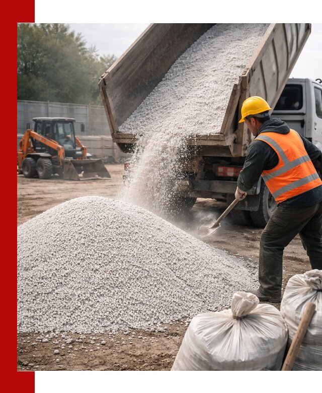 Доставка перлита вспученного в Благовещенске оптом и в розницу