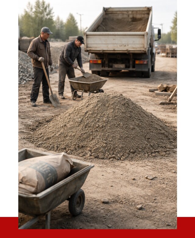 Цементно-песчаная смесь М150 в Благовещенске от 4774 р. | ПРОНЕРУДБгн