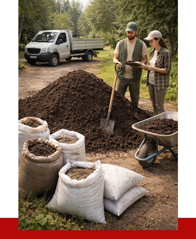 Купить грунт с доставкой в Благовещенске от 4571 р. за м3 | ПРОНЕРУДБгн