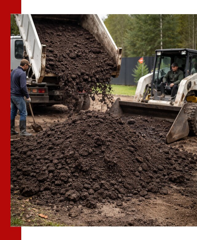 Плодородный грунт с доставкой в Благовещенске для садов и огородов