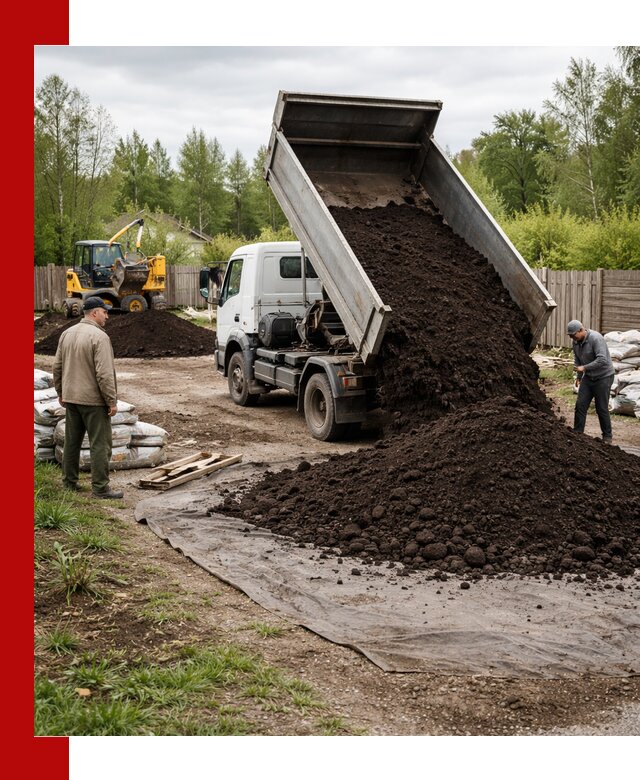 Доставка качественного почвогрунта в Благовещенске оптом и в розницу
