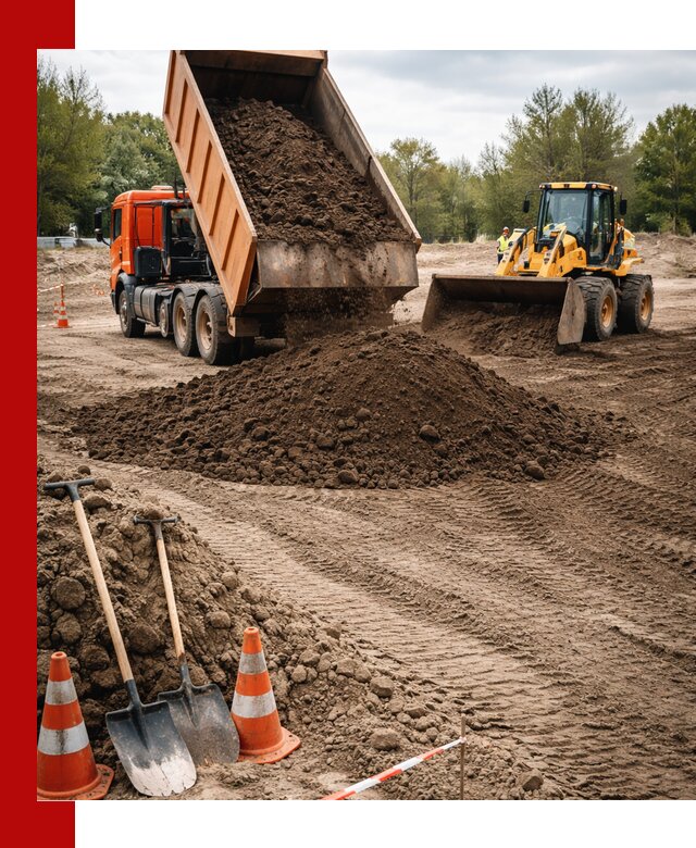 Поставка и доставка планировочного грунта в Благовещенске