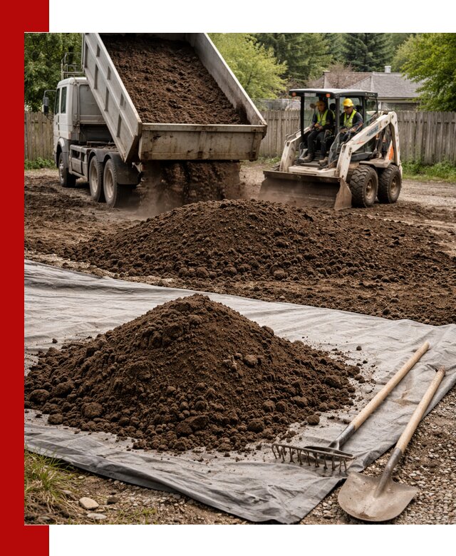 Грунт для отсыпки участка с доставкой в Благовещенске