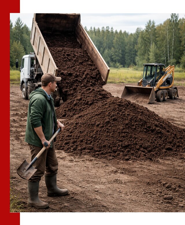 Купить верховой торф с доставкой в Благовещенске для садоводства и растений