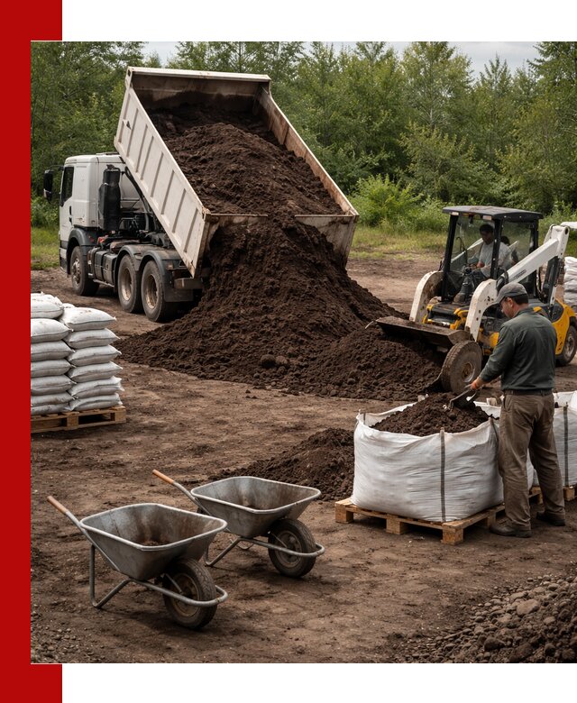 Доставка и продажа торфогрунта в Благовещенске оптом и в розницу