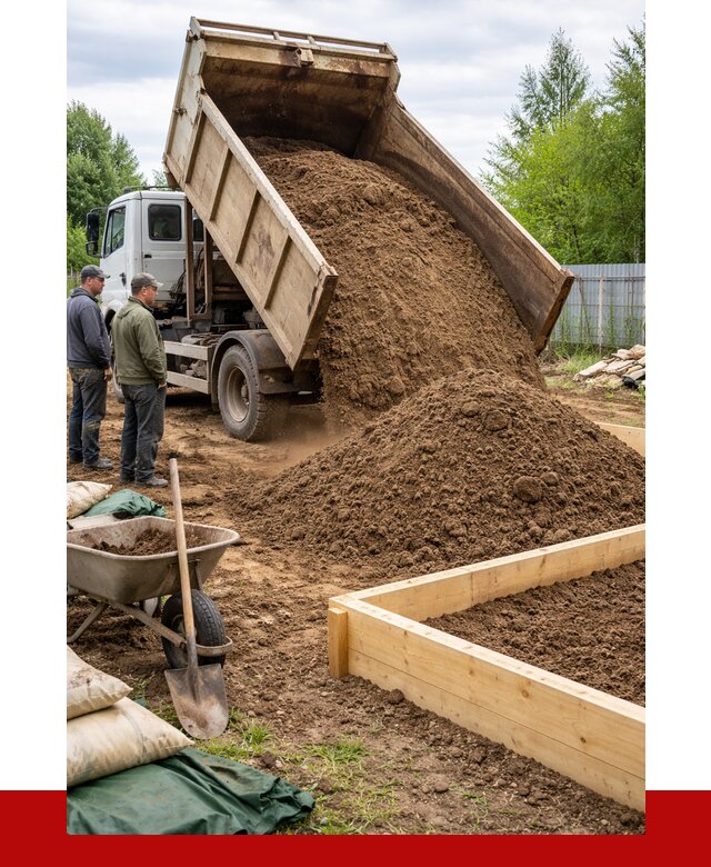 Торфо песчаная смесь в Благовещенске с доставкой от 1879 р. | ПРОНЕРУДБгн