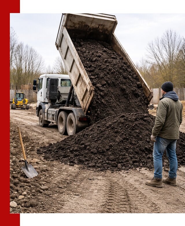 Доставка чернозема навалом в Благовещенске быстро и выгодно