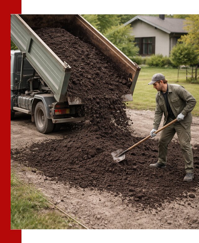 Чернозем для газона с доставкой в Благовещенске быстро и качественно