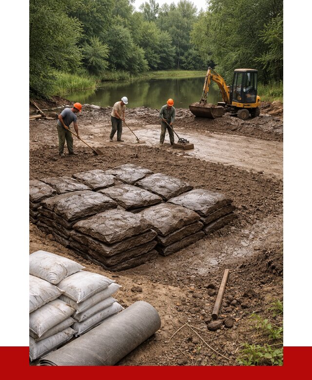 Купить глину для пруда в Благовещенске от 4571 р. с доставкой | ПРОНЕРУДБгн