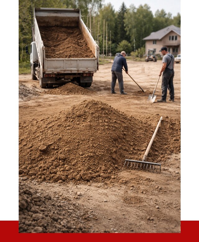 Суглинок для планировки в Благовещенске с доставкой от 4266 р. | ПРОНЕРУДБгн