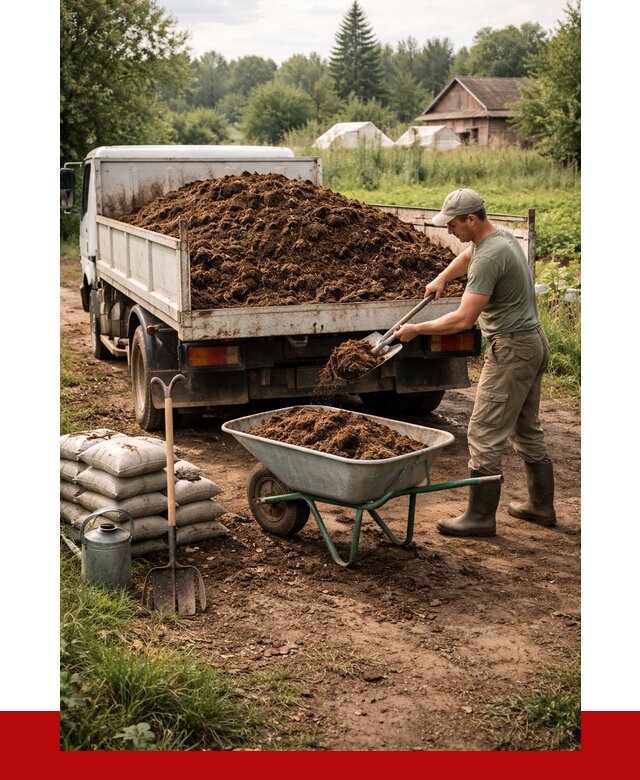 Купить коровий навоз с доставкой в Благовещенске от 1828 р. | ПРОНЕРУДБгн