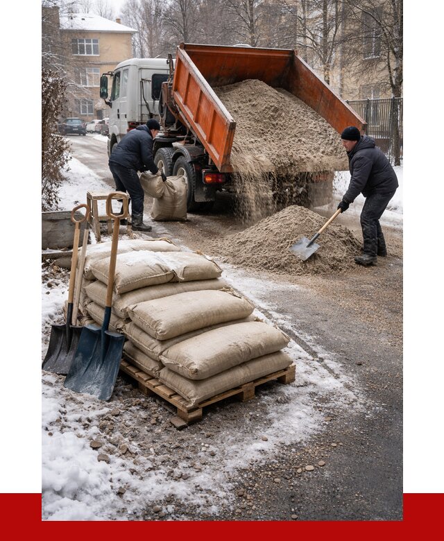 Противогололедные материалы оптом в Благовещенске от 4266 р. | ПРОНЕРУДБгн