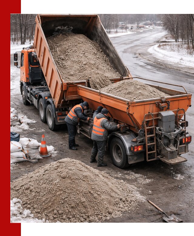 Поставка и вывоз пескосоля в Благовещенске оптом и в розницу