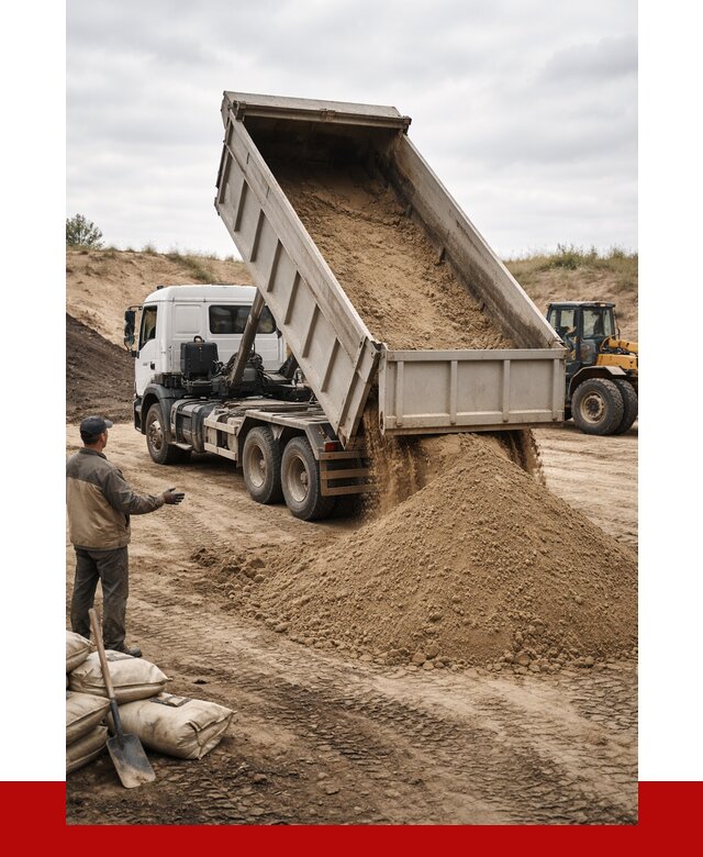 Доставка самосвалом 20 кубов в Благовещенске от 7618 р. | ПРОНЕРУДБгн