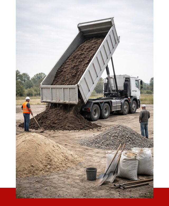 Доставка самосвалом 30 кубов в Благовещенске от 8633 р. | ПРОНЕРУДБгн