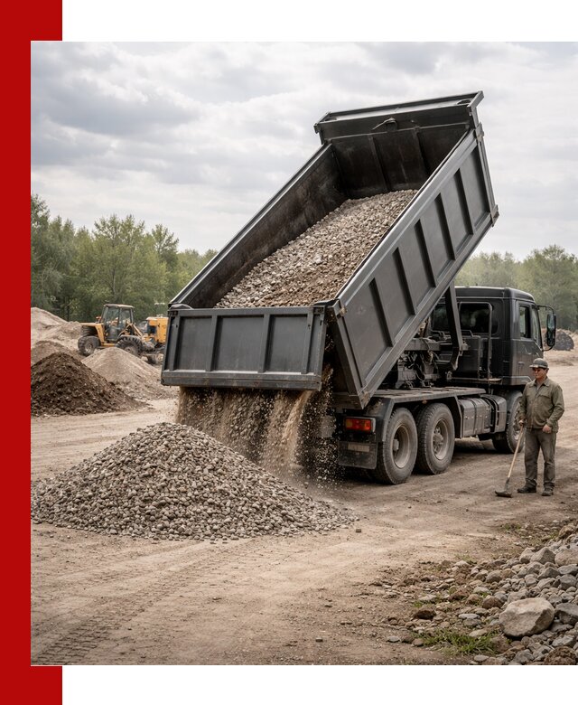 Доставка самосвалом 30 м3 по выгодным ценам в Благовещенске