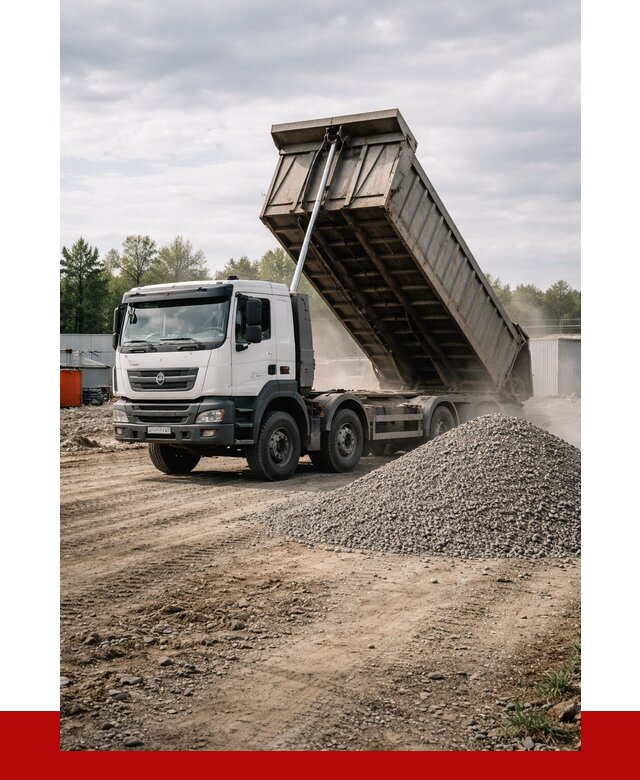 Доставка самосвалом 40 кубов в Благовещенске от 9141 р. | ПРОНЕРУДБгн