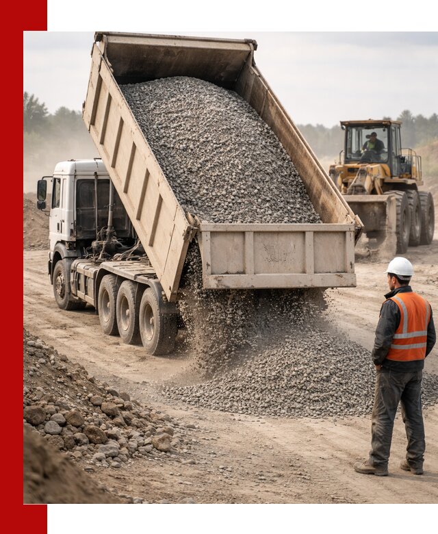 Доставка самосвалом 40 кубов цемента и сыпучих в Благовещенске