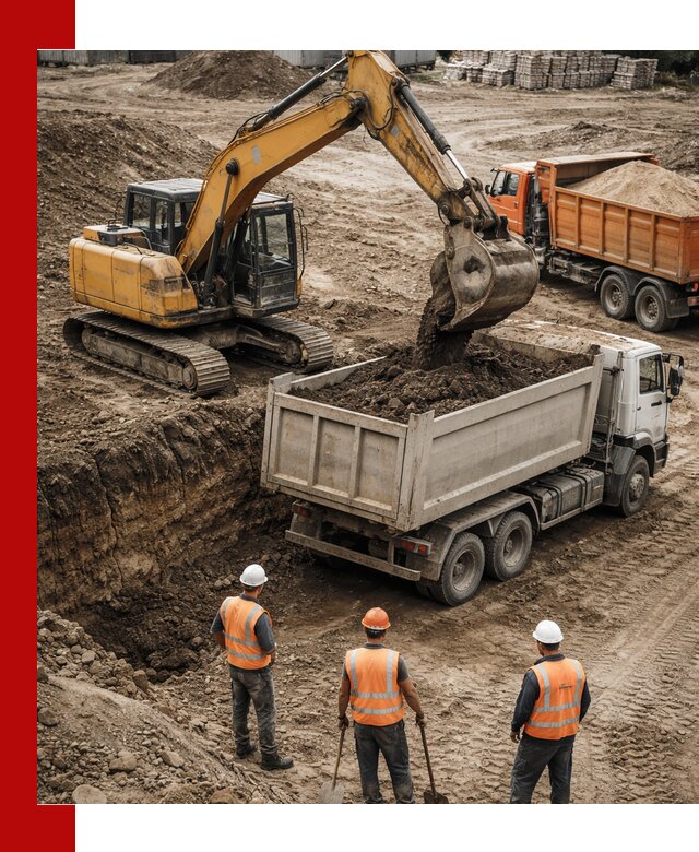 Разработка грунта для строительства и благоустройства в Благовещенске