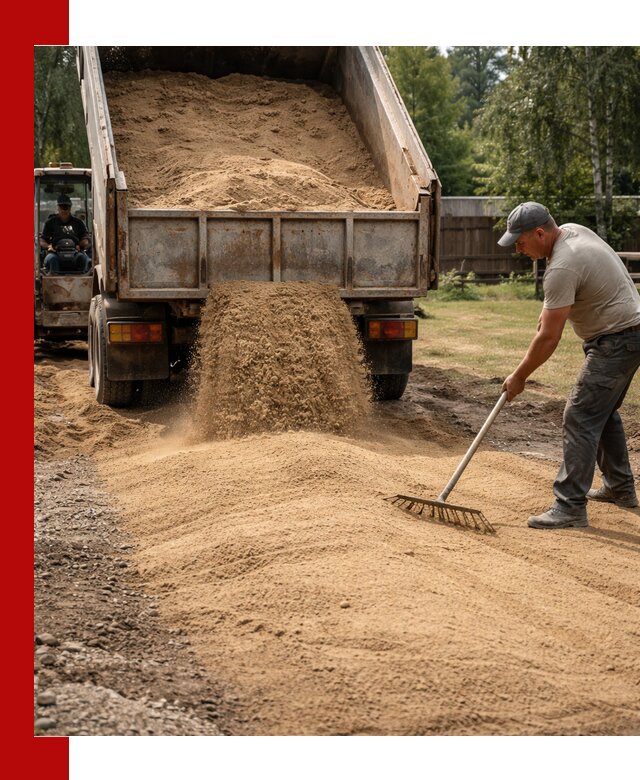 Отсыпка участка песком в Благовещенске быстро и качественно