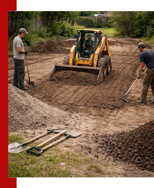 Планировка участка грунтом с вывозом и доставкой в Благовещенске