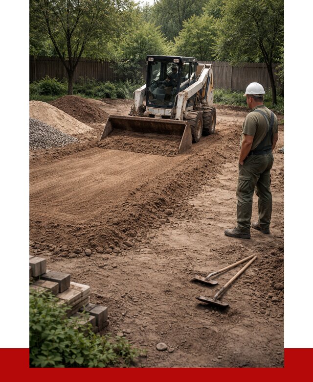 Выравнивание участка под ключ в Благовещенске от 3555 р. | ПРОНЕРУДБгн